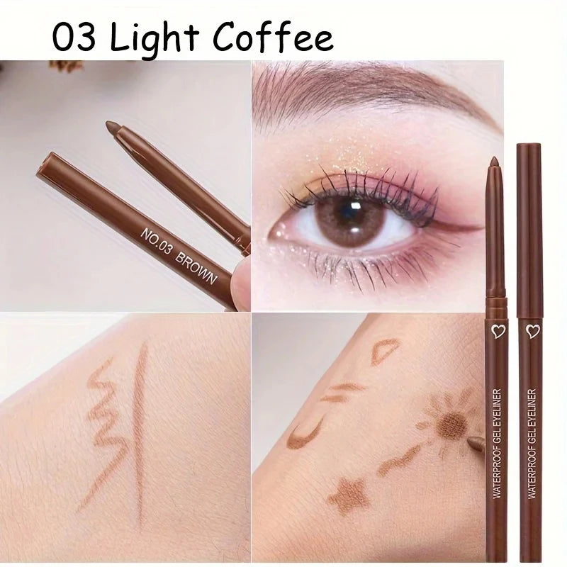 6-Color Eyeliner Gel Pen – Quick Dry Eye Makeup