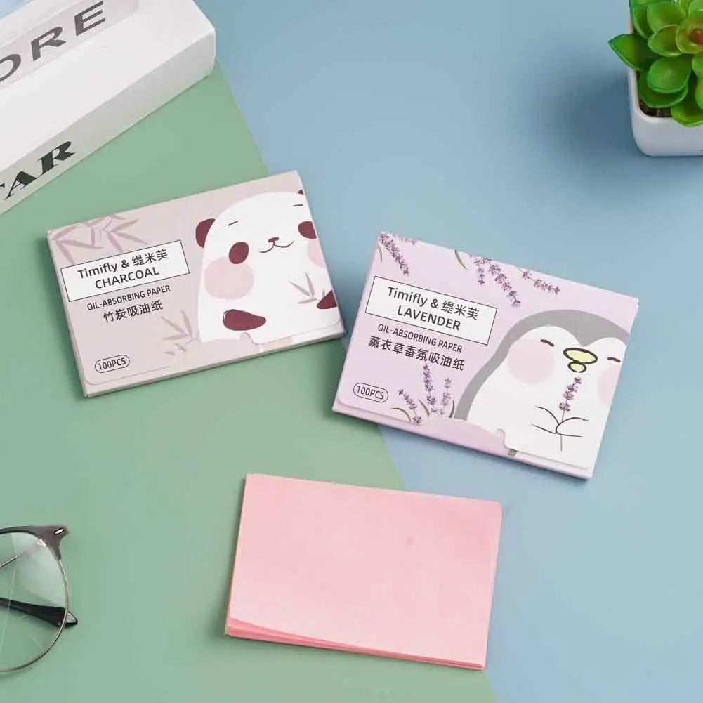 100PCS Oil Absorbing Face Paper – Anti-Grease Skincare Sheets