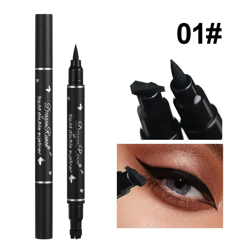 2-in-1 Butterfly Eyeliner Pen – Stamp & Liquid Waterproof Liner