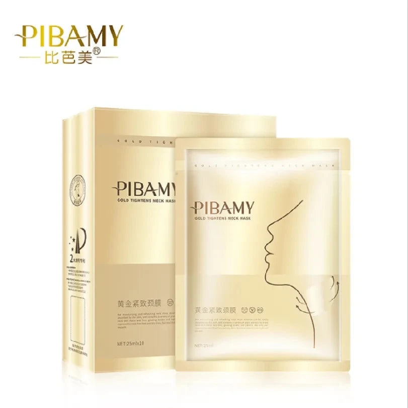 Golden Neck Mask – Anti-Aging & Firming (10pcs)