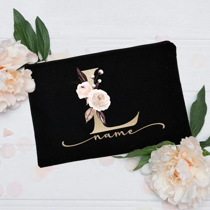 Custom Name Makeup Bag – Personalized Cosmetic Case