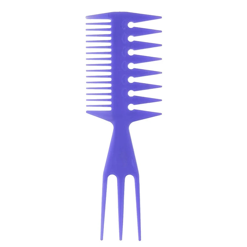 Wide Tooth Afro Pick Comb – Plastic Curly Hair Styling Tool