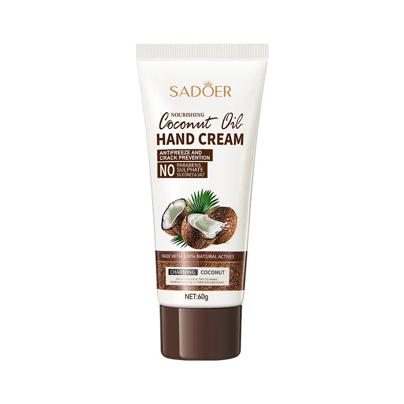 Sadoer Coconut Oil Hand Cream – Repair Dry & Cracked Skin 60g