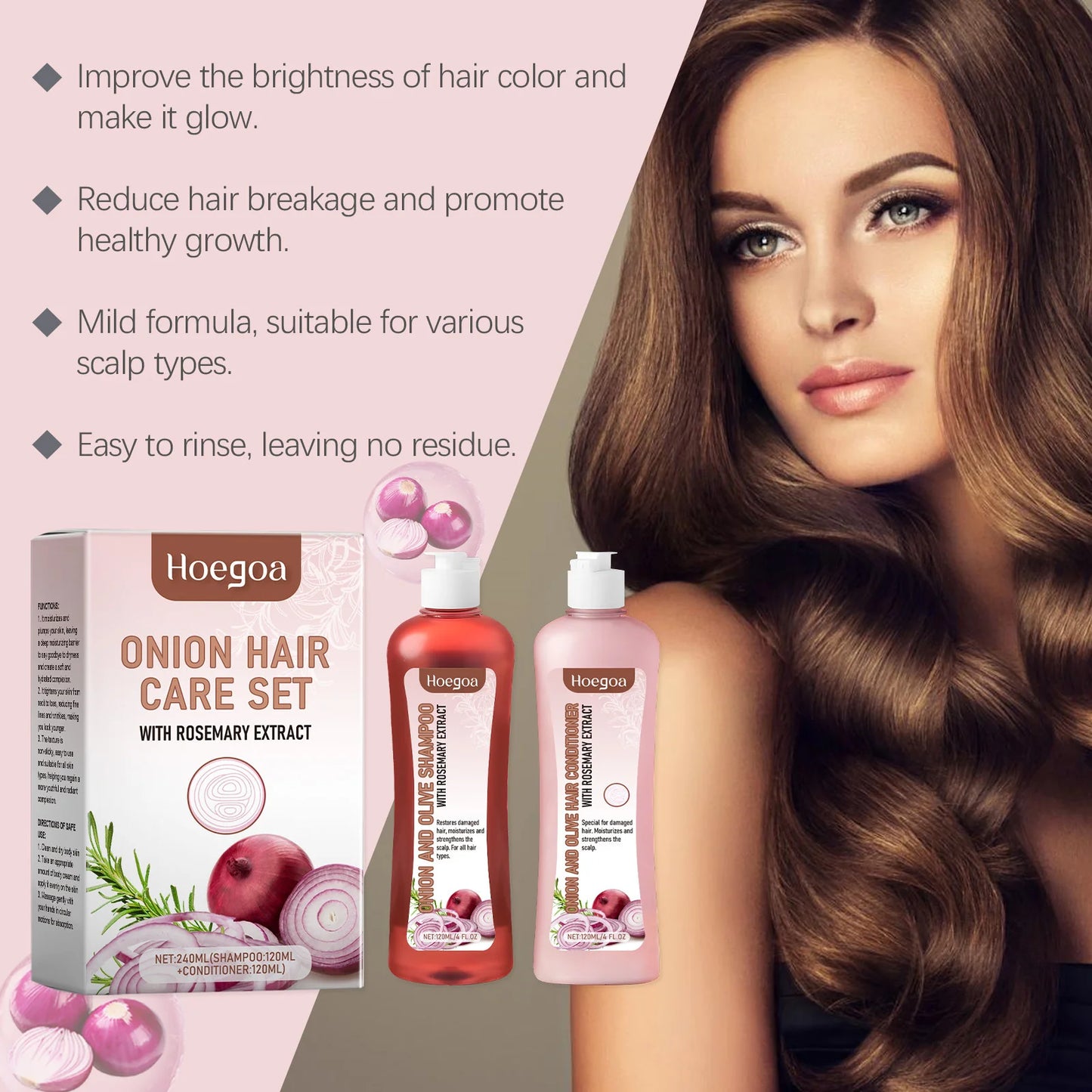 Hair Growth Shampoo & Conditioner – Nourish & Smooth