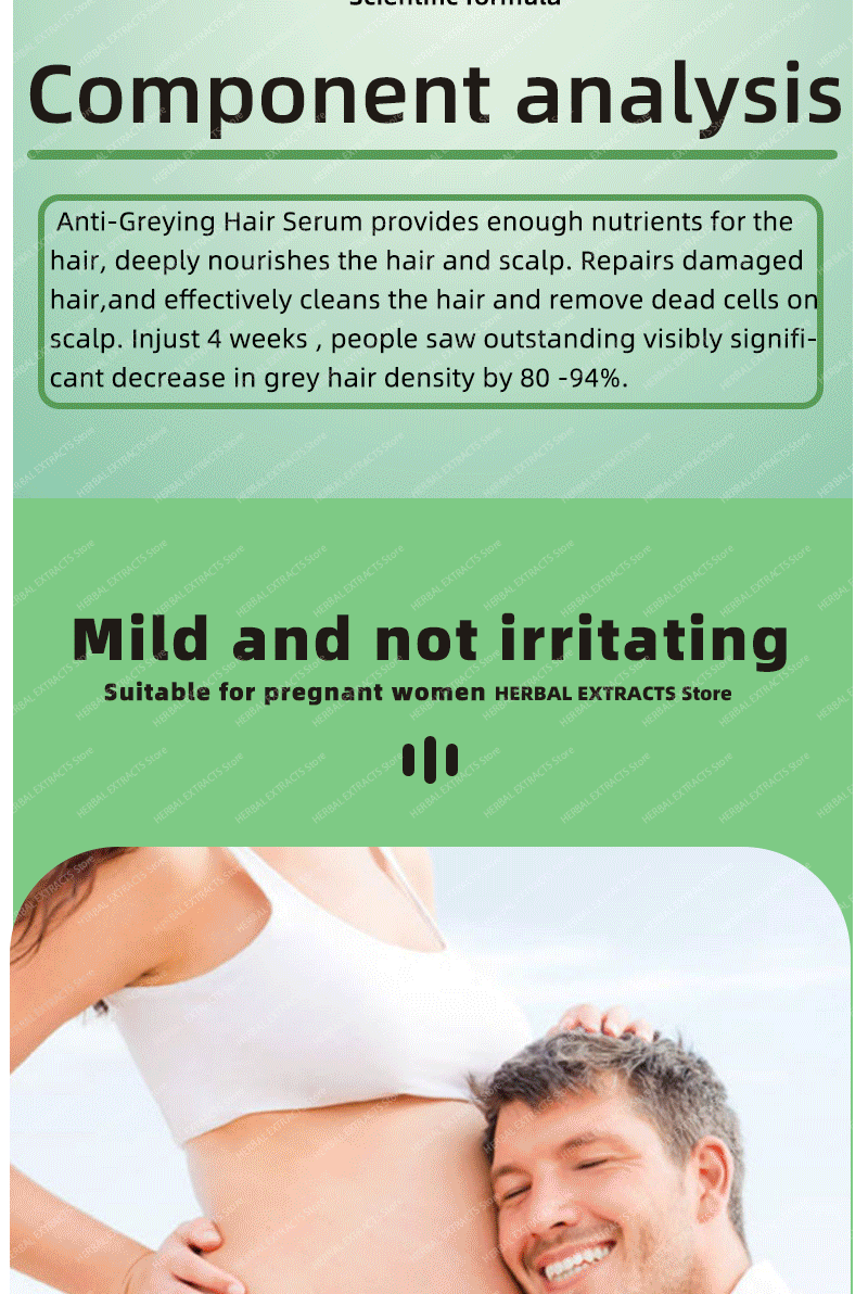 Anti-Grey Hair Cream – Natural Black Color Restorer