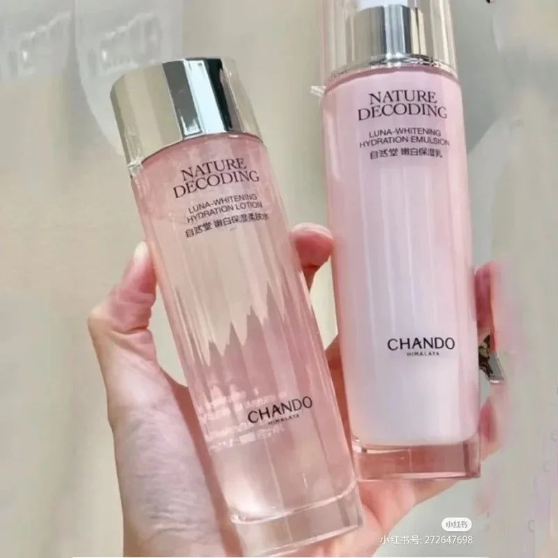 CHANDO Whitening Skincare Set – Toner, Serum & Face Cream