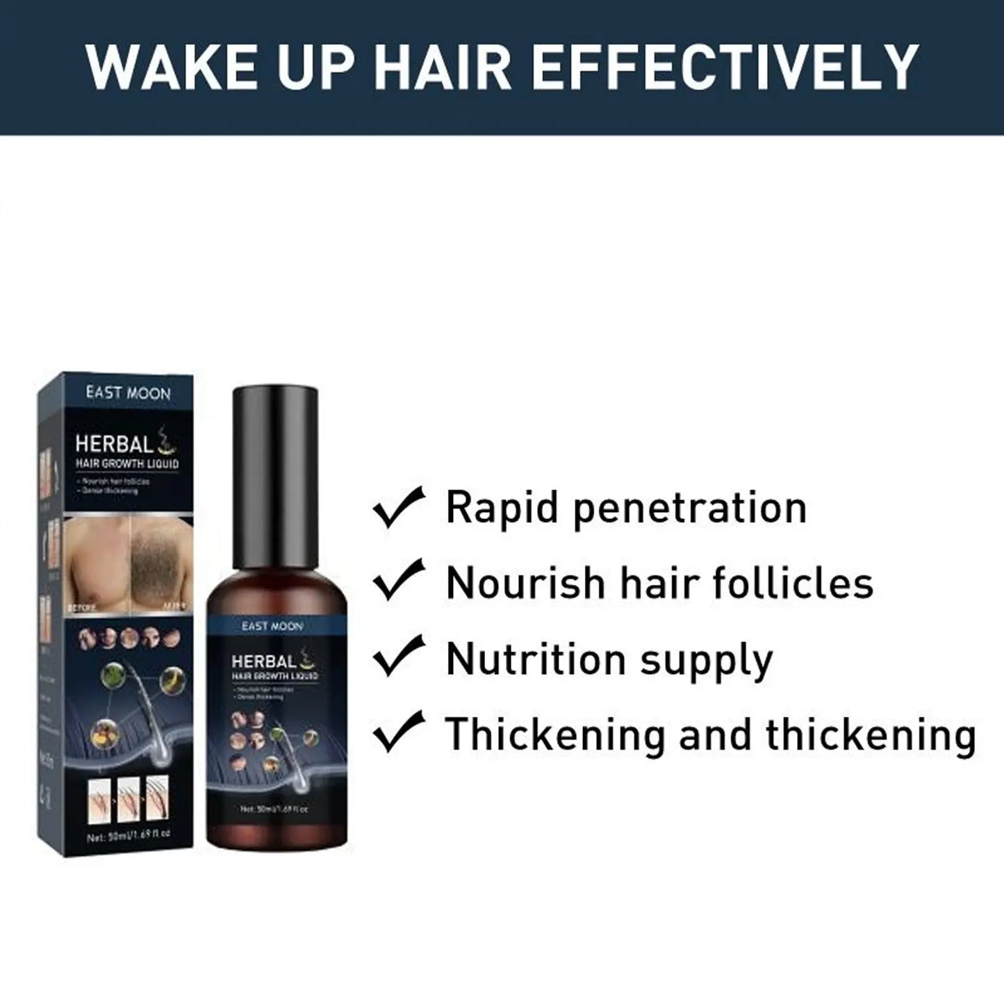 Hair Growth Oil – Beard & Baldness Treatment Serum