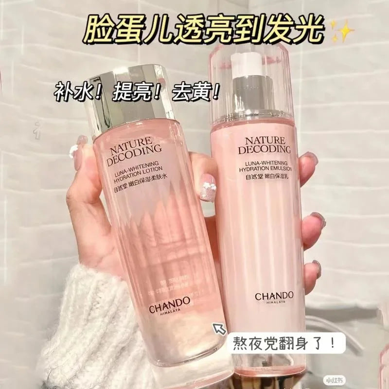 CHANDO Whitening Skincare Set – Toner, Serum & Face Cream