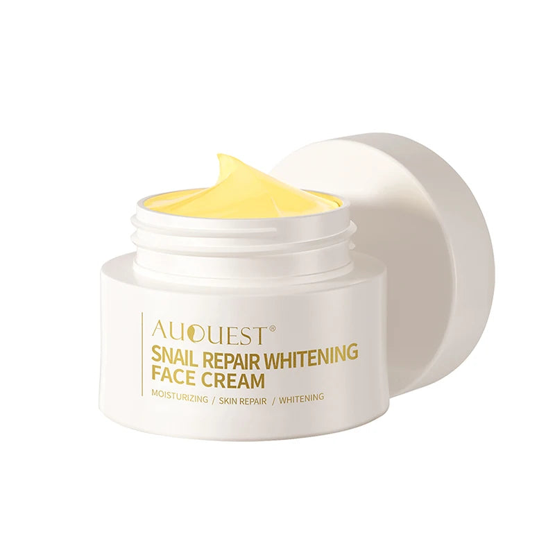 AUQUEST Snail Collagen Face Cream Whitening Moisturizing Anti Aging Facial Cream Skin Care Products
