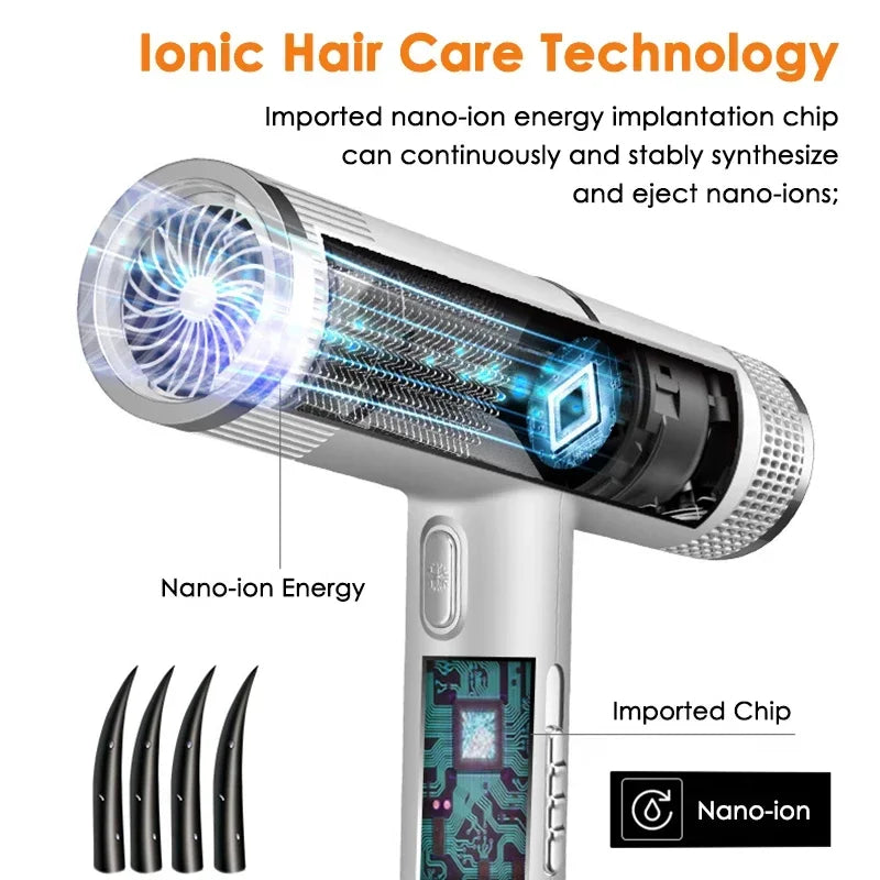 Infrared Ionic Hair Dryer – Professional Hot & Cold Blow Dryer