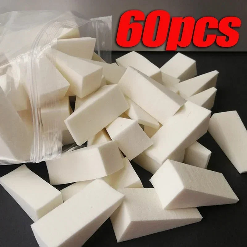 100PCS Triangle Makeup Sponges – Foundation Puff Set