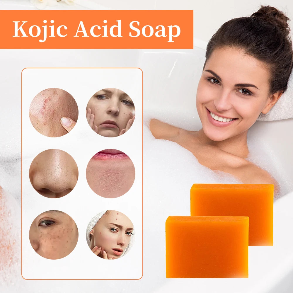 Kojic Acid Skincare Set – Cream, Serum, Soap & Cleanser