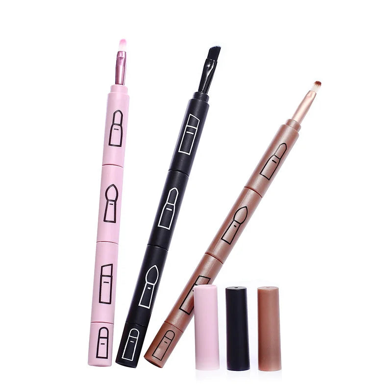4-in-1 Detachable Makeup Brush Set – Travel Brushes