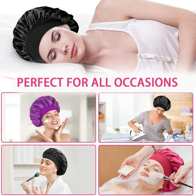 Women’s Satin Bonnet – Night Sleeping Hair Cap