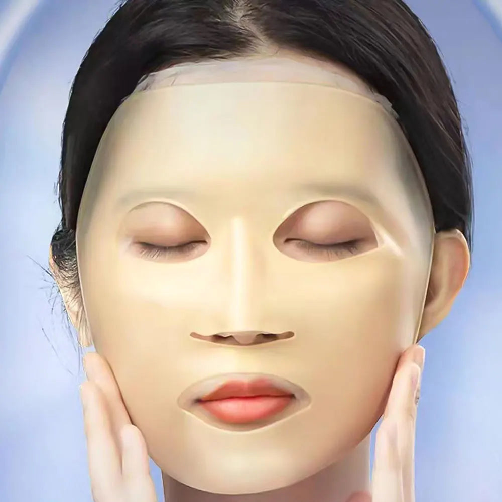 3D Silicone Face Mask – Reusable Firming Skincare Tool