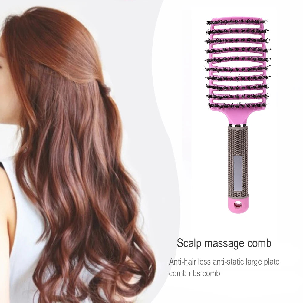 Women’s Scalp Massage Comb – Anti-Static Detangling Brush