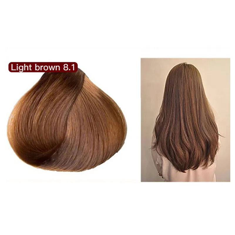 Mokeru Argan Hair Dye – Moisturizing Brown Shampoo