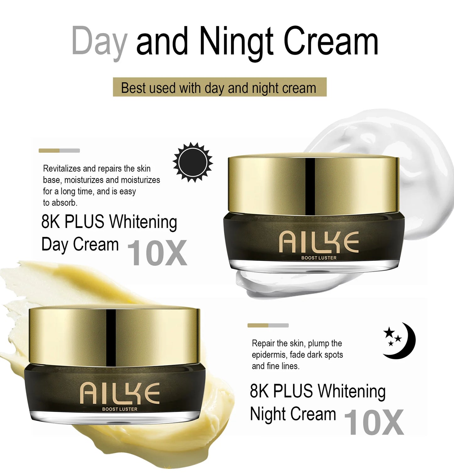 AILKE Lightening Face Cream – Dark Spot & Melanin Care
