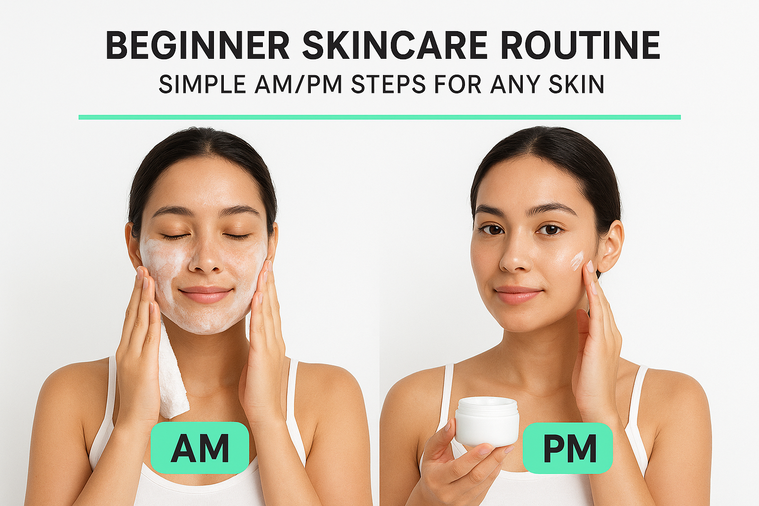 Beginner Skincare Routine: Simple AM/PM Steps For Any Skin