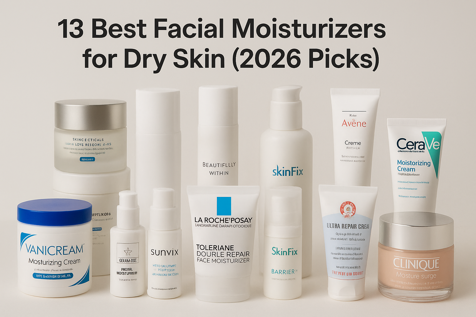 13 Best Facial Moisturizers for Dry Skin (2026 Picks)