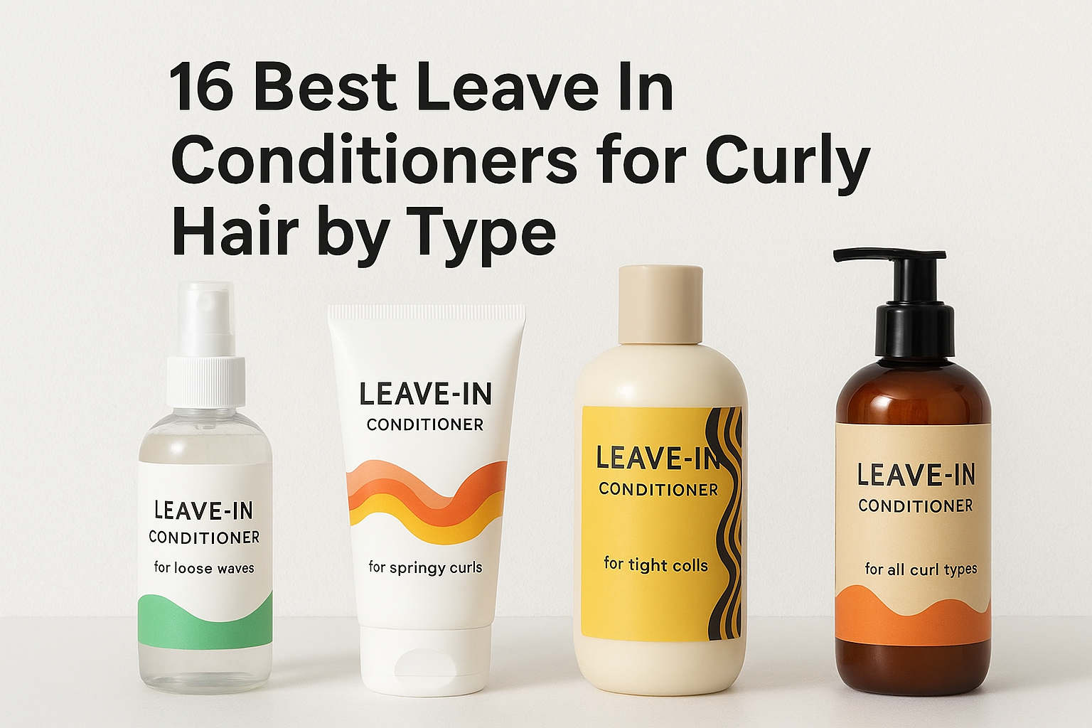 16 Best Leave In Conditioners for Curly Hair by Type