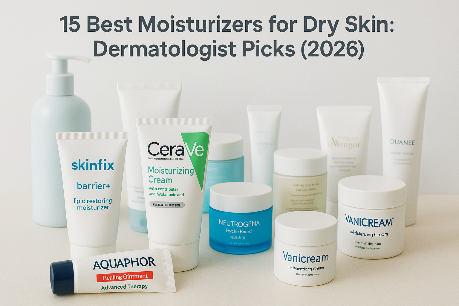 15 Best Moisturizers for Dry Skin: Dermatologist Picks (2026)