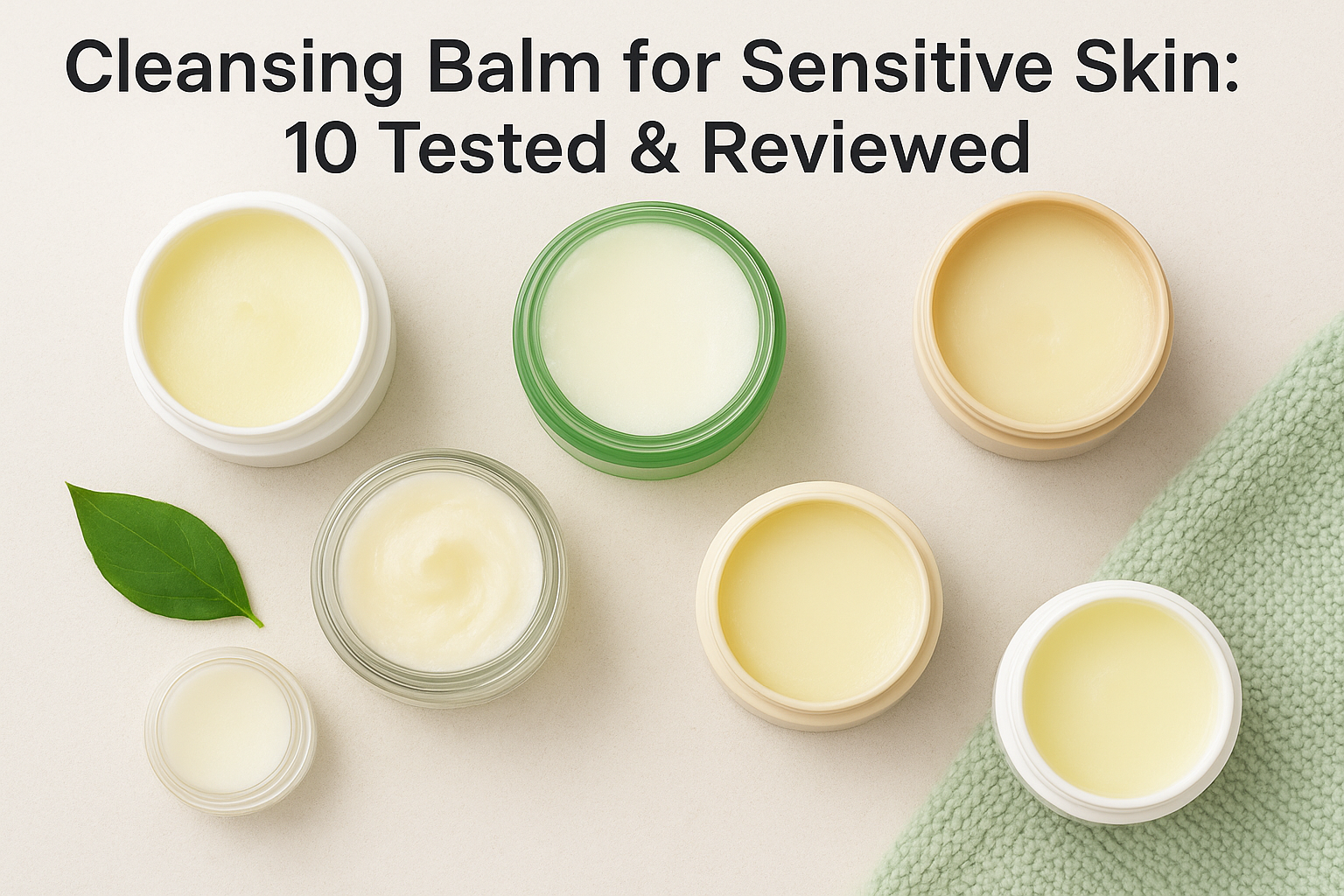Cleansing Balm for Sensitive Skin: 10 Tested & Reviewed