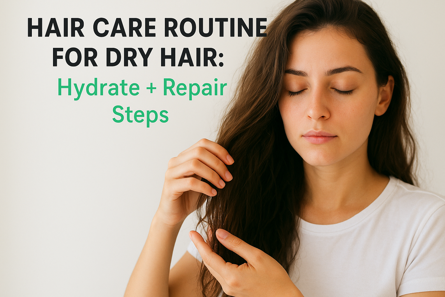 Hair Care Routine For Dry Hair: Hydrate + Repair Steps
