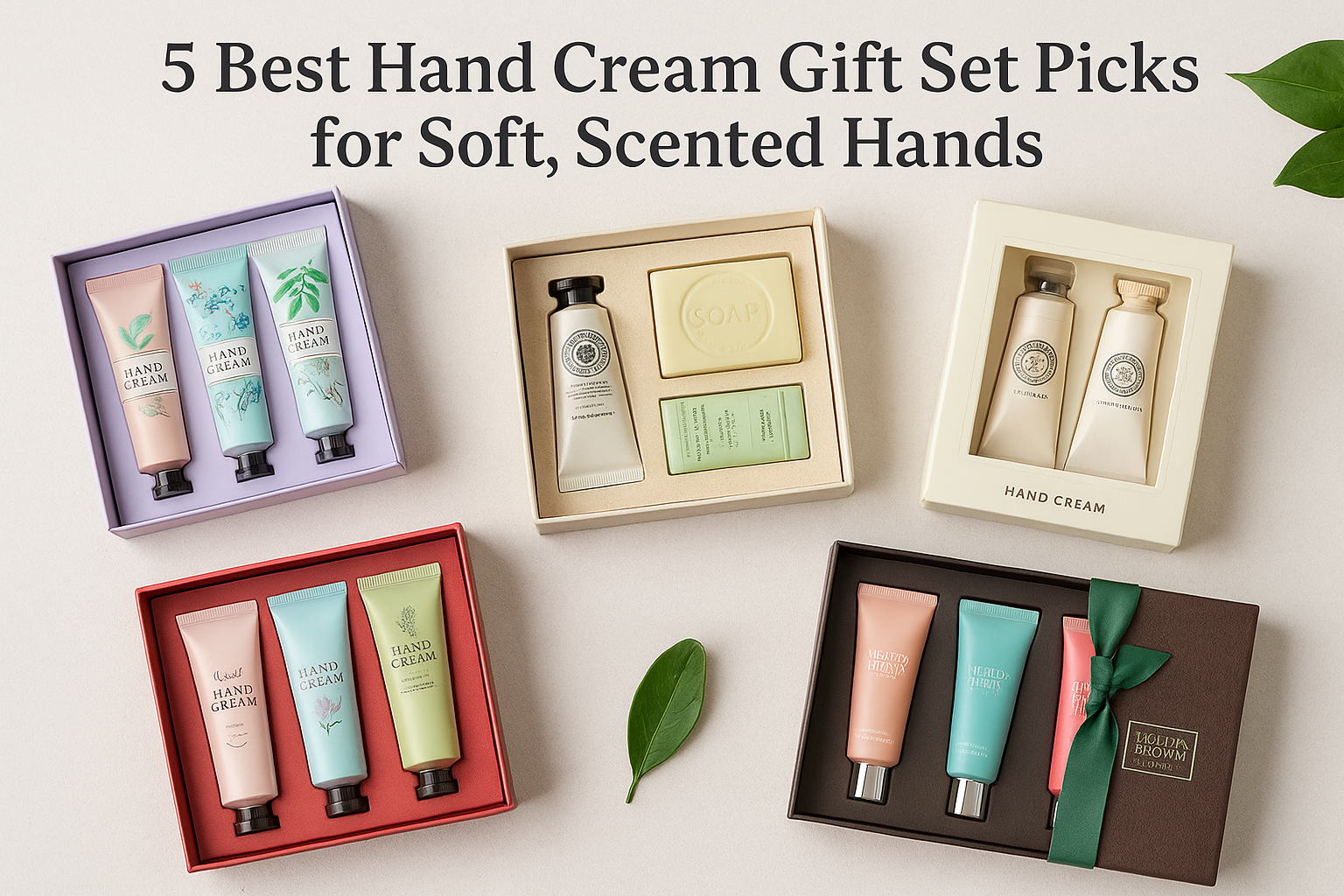 5 Best Hand Cream Gift Set Picks for Soft, Scented Hands