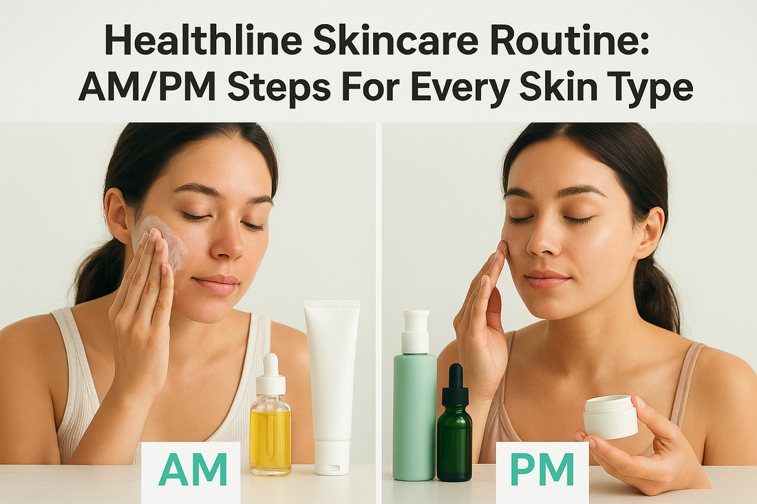Healthline Skincare Routine: AM/PM Steps For Every Skin Type