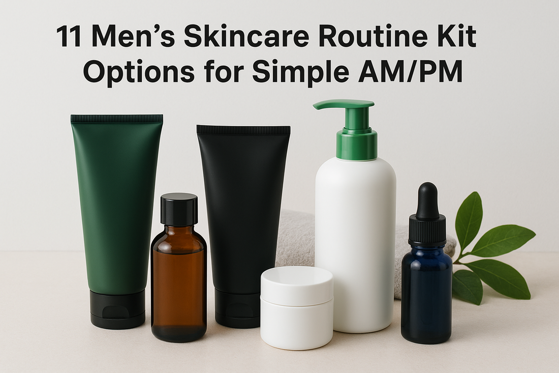 11 Men's Skincare Routine Kit Options for Simple AM/PM