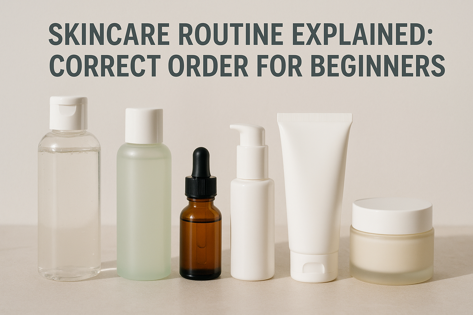 Skincare Routine Explained: Correct Order For Beginners