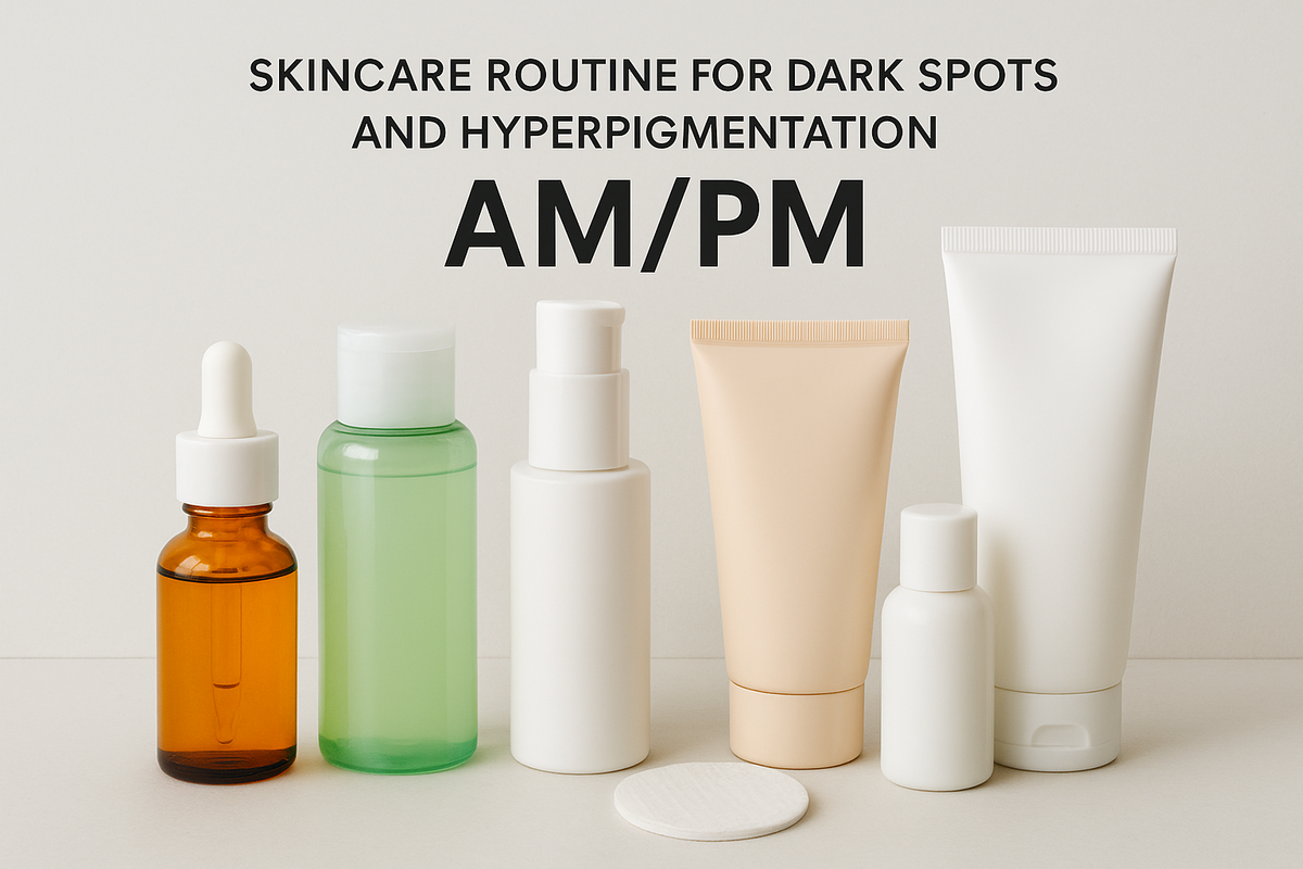Skincare Routine For Dark Spots And Hyperpigmentation: AM/PM ...