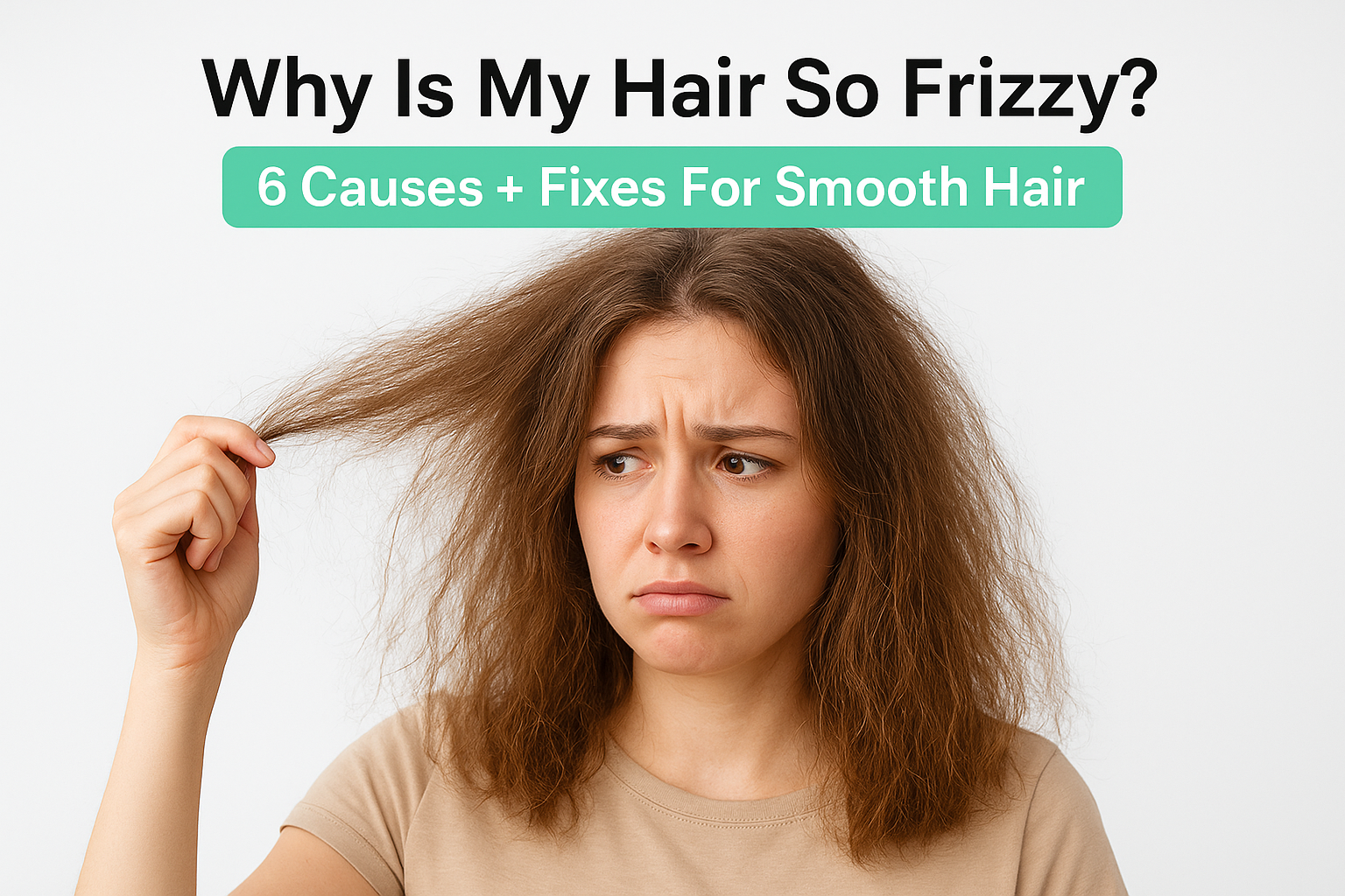 Why Is My Hair So Frizzy? 6 Causes + Fixes For Smooth Hair