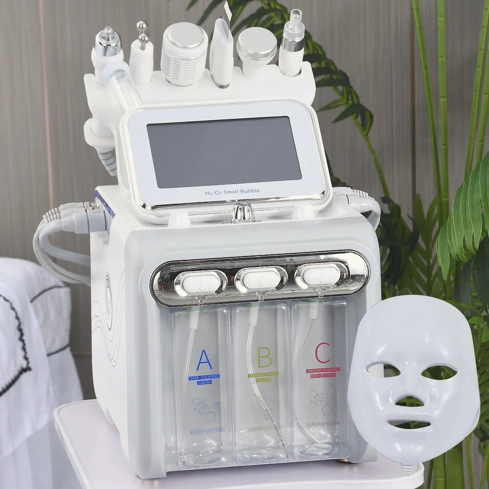 7-in-1 Aqua Peel & Microdermabrasion Elite Machine — Skin Rejuvenation System — Salon-grade hydrafacial results, from your own bathroom counter | Beautifully Within