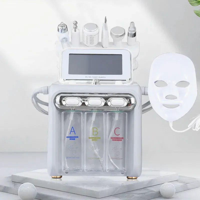 7-in-1 Hydrofacial machine tips and attachments