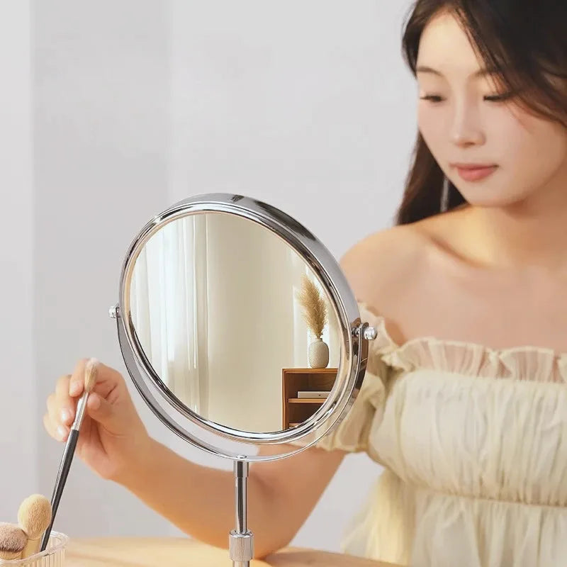 Round Standing Vanity Mirror — view 3