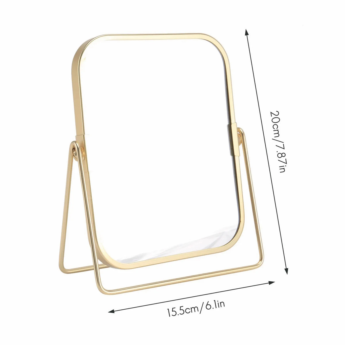 360° Swivel Vanity Mirror with Metal Stand — view 6
