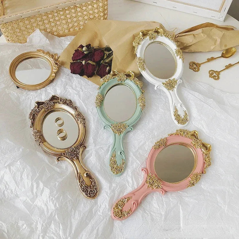 Vintage Handheld Vanity Mirror — view 2