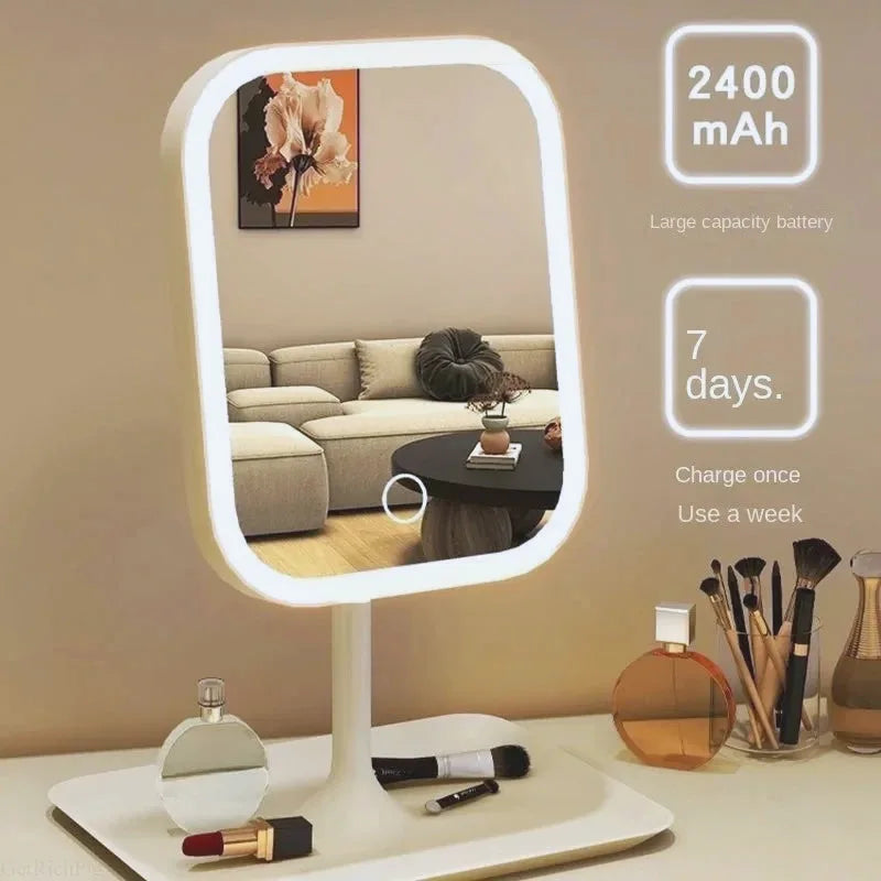 LED Touch Control Desktop Vanity Mirror — view 2