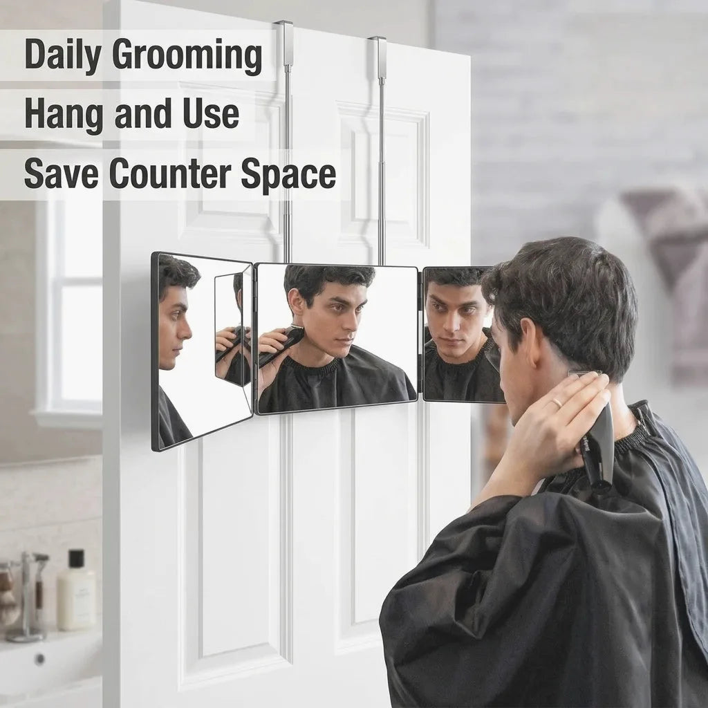 Foldable Three-Way Travel Vanity Mirror — view 5