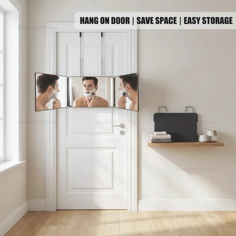Foldable Three-Way Travel Vanity Mirror — view 6