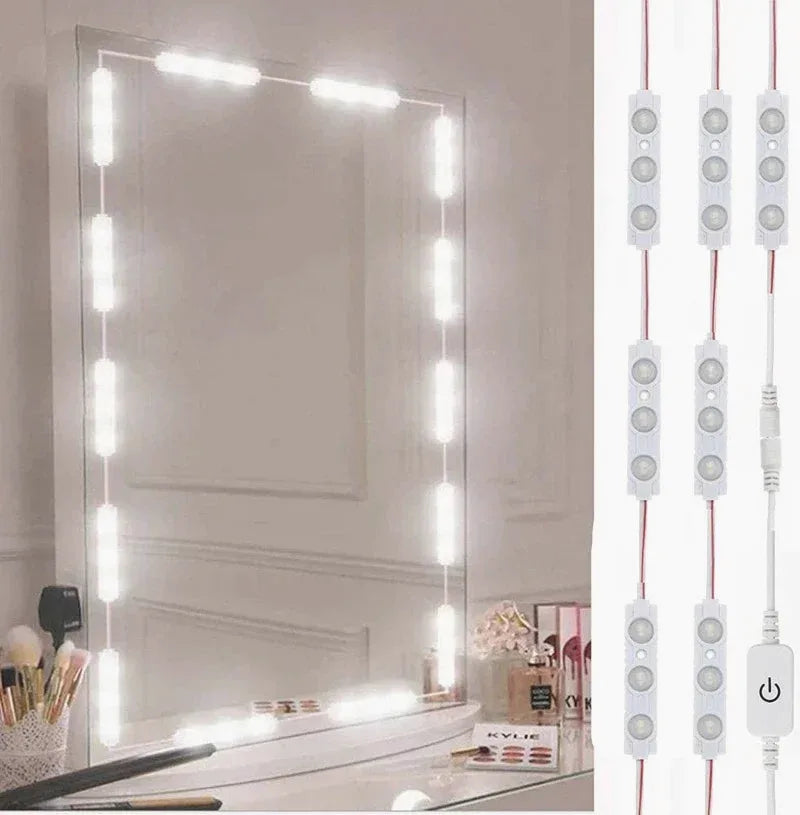 LED Vanity Mirror Light Strip Kit, Touch Dimmable | Beautifully Within