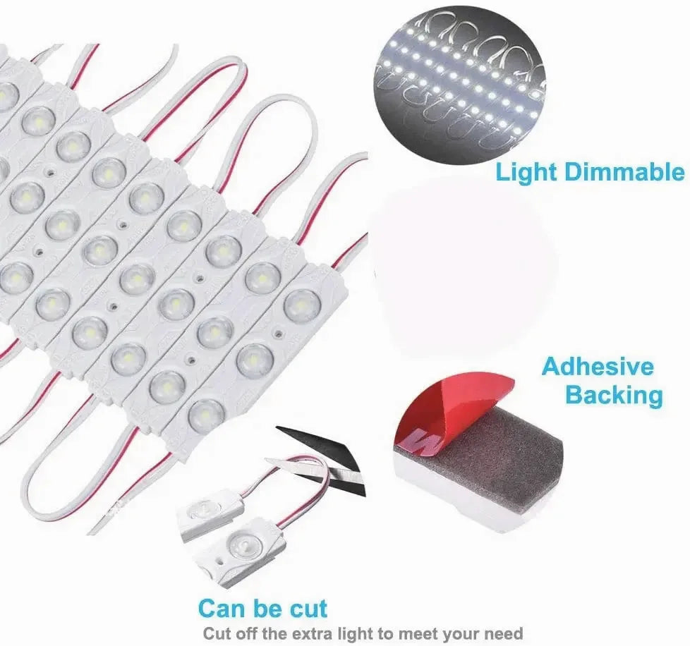 LED Vanity Mirror Light Strip Kit, Touch Dimmable — view 3