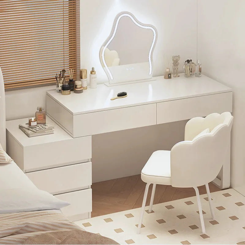 Nordic Vanity Table with Storage | Beautifully Within