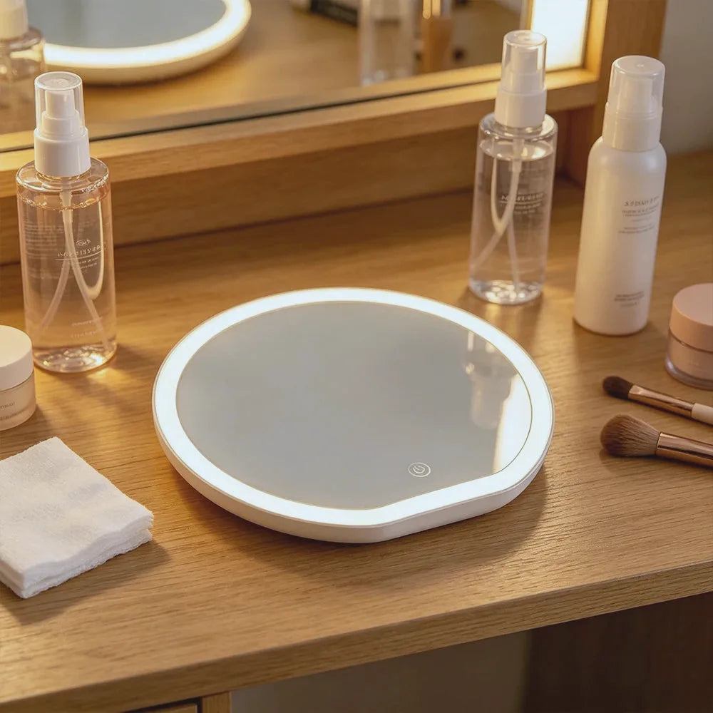 Round LED Vanity Mirror with Touch Control — view 3