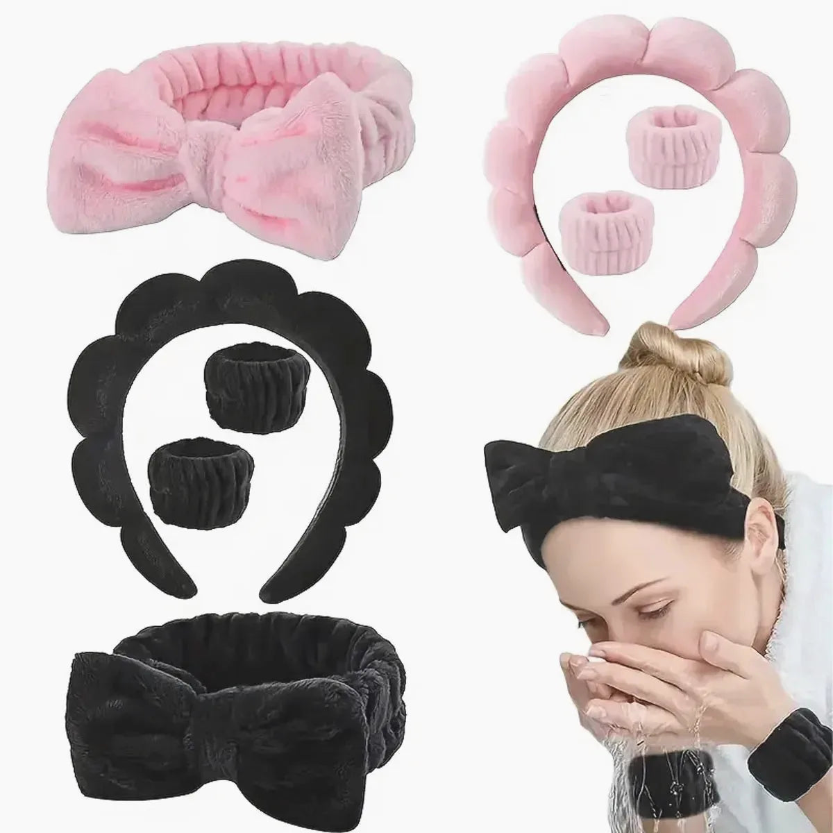 Spa Headband & Wristband Set | Beautifully Within