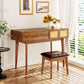 43.3 Espresso Hardwood Makeup Vanity Flip Top Mirror