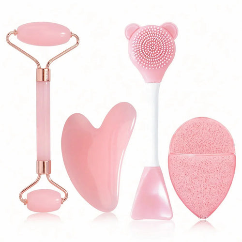 4-Piece Facial Cleansing & Massage Tool Set | Beautifully Within