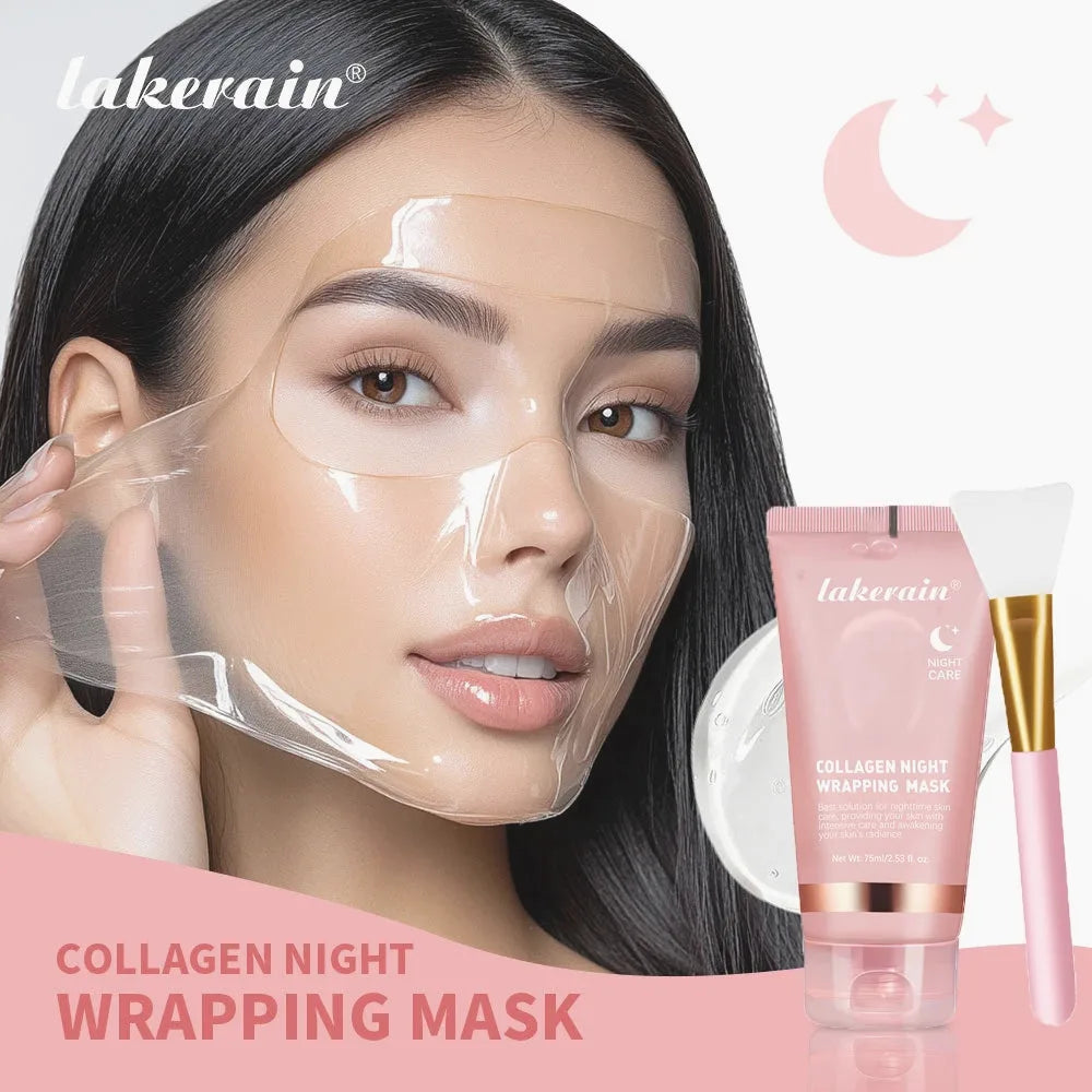 Collagen Wrapping Facial Mask & Brush Set | Beautifully Within